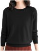 Women's Casual Crew Neck Solid Color Pullover Sweater Pullover Sweaters Juniors