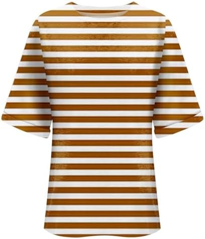 Short Sleeve Blouses for Women Women's Casual Summer T Shirts Short Sleeve Tops Beach Vacation Tshirts