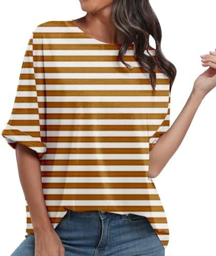 Short Sleeve Blouses for Women Women's Casual Summer T Shirts Short Sleeve Tops Beach Vacation Tshirts